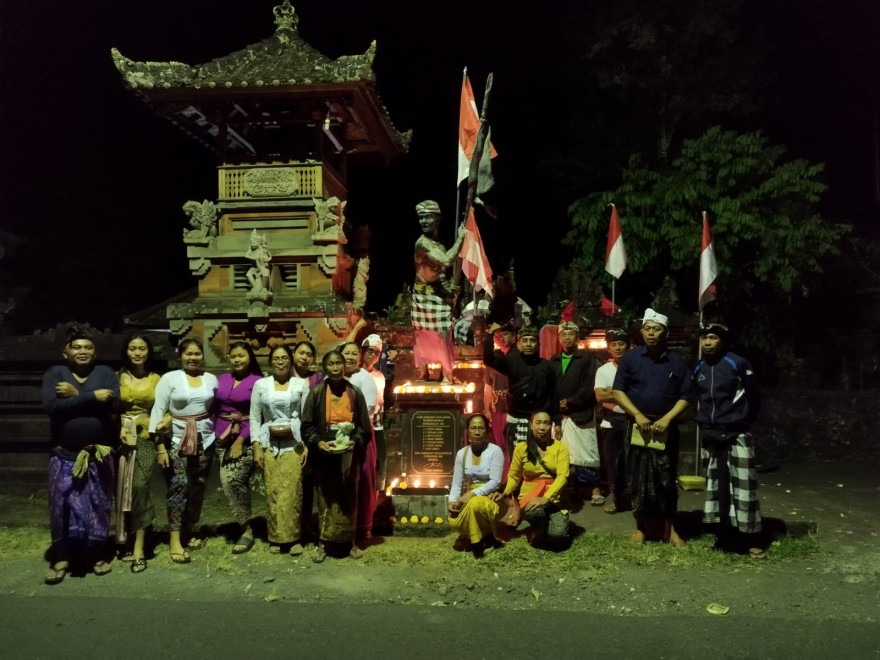 Acara renungan suci 16 Agustus 2023 Desa Tegallinggah Penebel Tabanan Bali