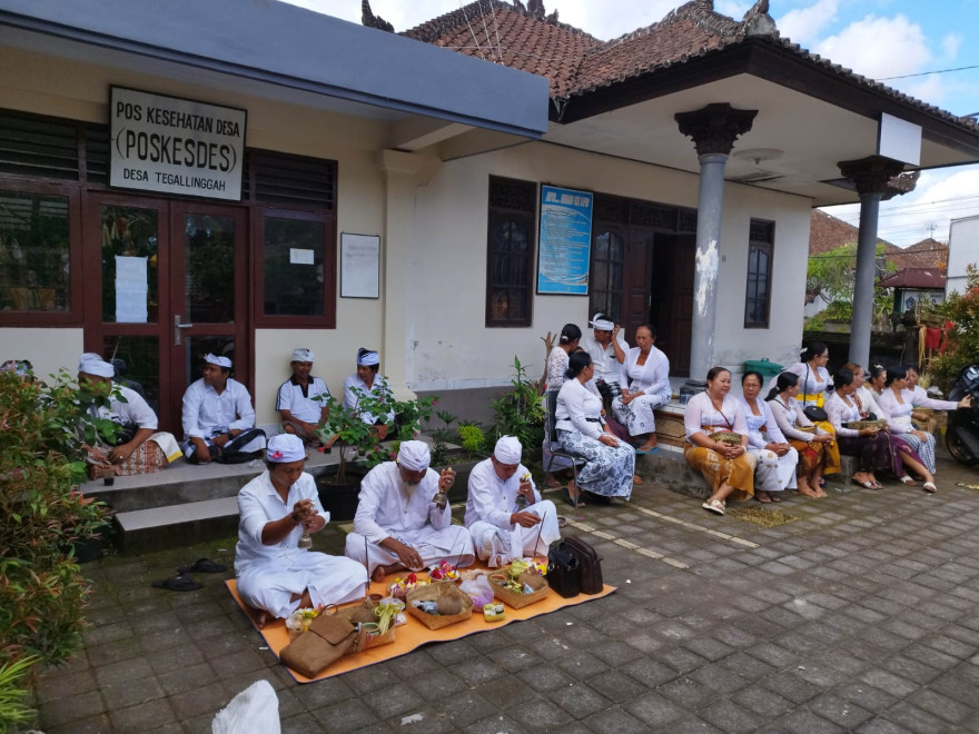 Upacara Mecaru Panca Kelud dan Piodalan